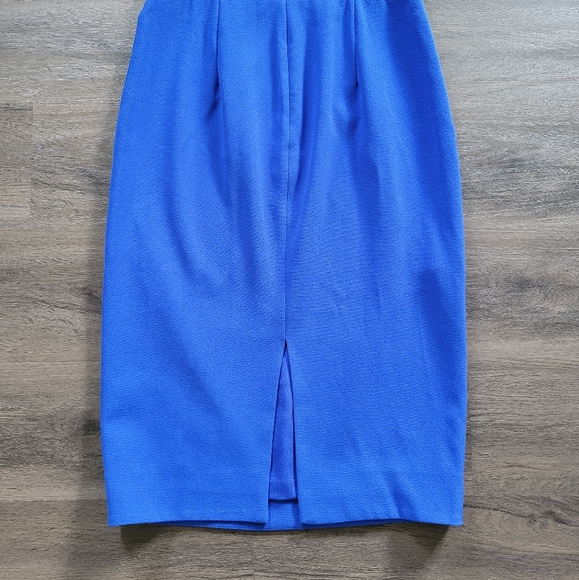 Dress the Population Electric Blue Nicole Midi Dress Size Large - Picture 13 of 14